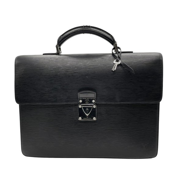 Louis Vuitton Epi Robusto II Business Bag, Noir Leather, Handbag/Briefcase, M... - Picture 2 of 16